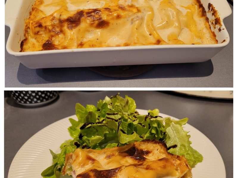 Cliquez pour zoomer ! Lasagnes jambon – fromage Thermomix par Agathe RS