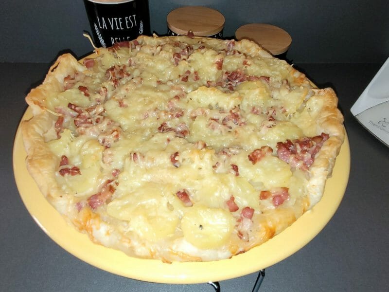 Cliquez pour zoomer ! Tarte aux pommes de terre et lardons Thermomix par Agathe RS