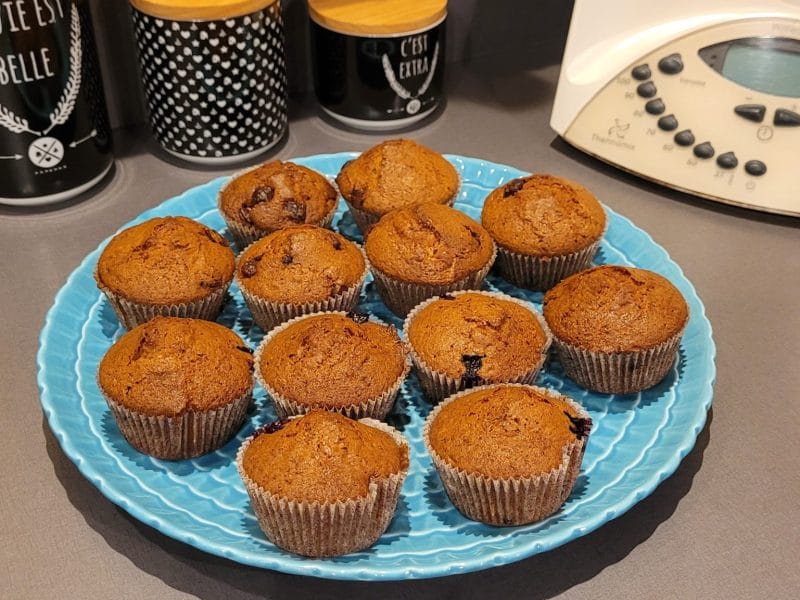 Cliquez pour zoomer ! Muffins aux pépites de chocolat Thermomix par Agathe RS