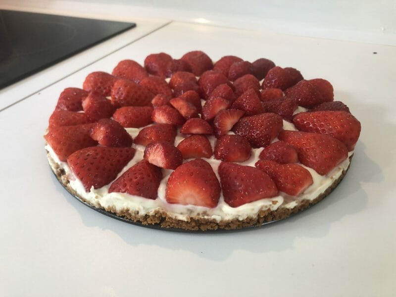 Cliquez pour zoomer ! Tarte aux fraises sans cuisson Thermomix par laura_291