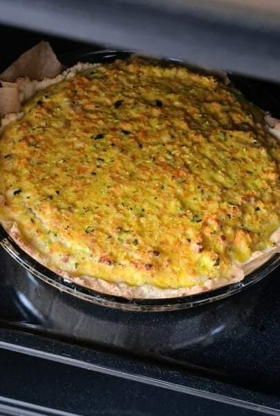 Cliquez pour zoomer ! Tarte courgettes et carottes Thermomix par Mélissa