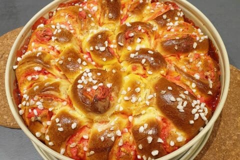 Cliquez pour zoomer ! Brioche aux pralines roses Thermomix par mylene_07