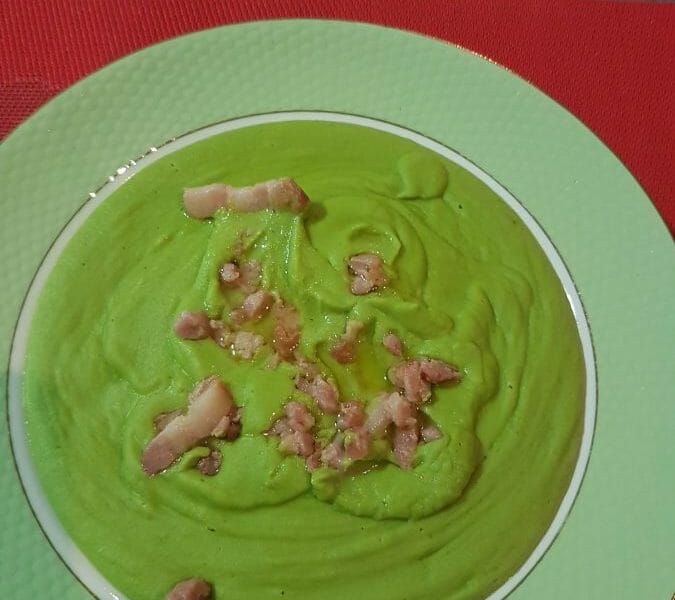 Cliquez pour zoomer ! Velouté de petits pois Thermomix par Morisse