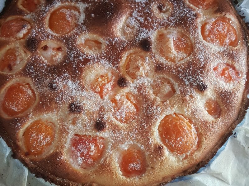 Cliquez pour zoomer ! Tarte amandine aux abricots Thermomix par carine31700