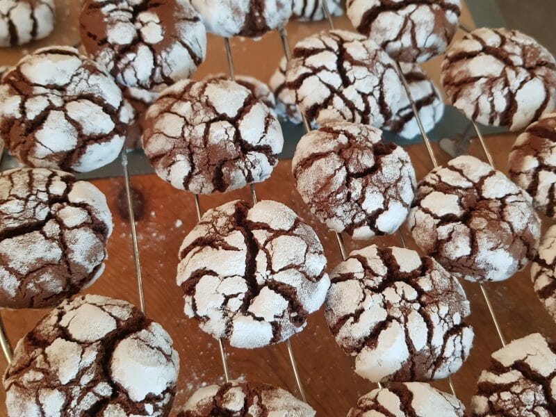 Cliquez pour zoomer ! Craquelés au chocolat Thermomix par carine31700