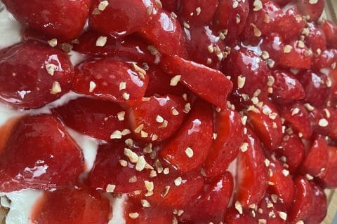 Cliquez pour zoomer ! Tarte aux fraises sans cuisson Thermomix par chris27200