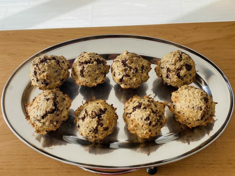 Cliquez pour zoomer ! Muffins au son d’avoine et aux pépites de chocolat Thermomix par gwennie