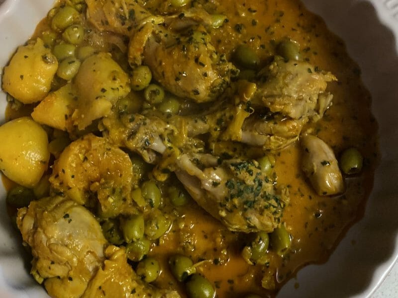 Cliquez pour zoomer ! Tajine de poulet aux olives Thermomix par magalie_41