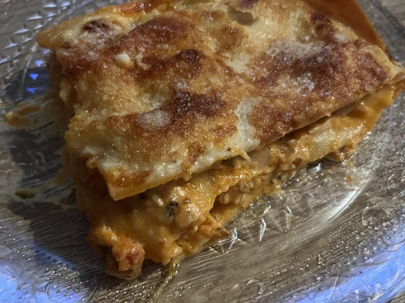 Cliquez pour zoomer ! Lasagnes au poulet et tomates séchées Thermomix par elodieloumilane