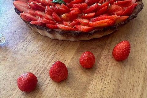 Cliquez pour zoomer ! Tarte aux fraises Thermomix par Judjoulai