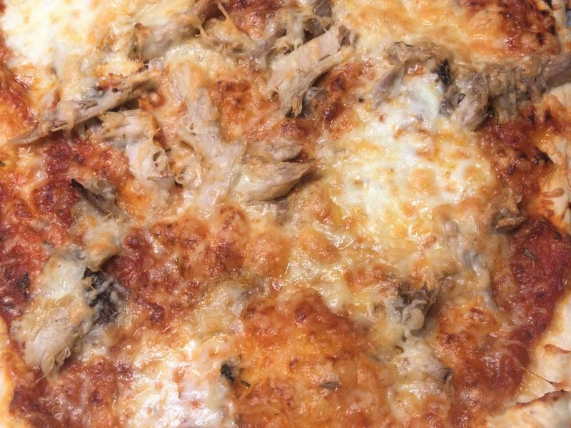 Cliquez pour zoomer ! Pizza au thon et aux olives Thermomix par nour95