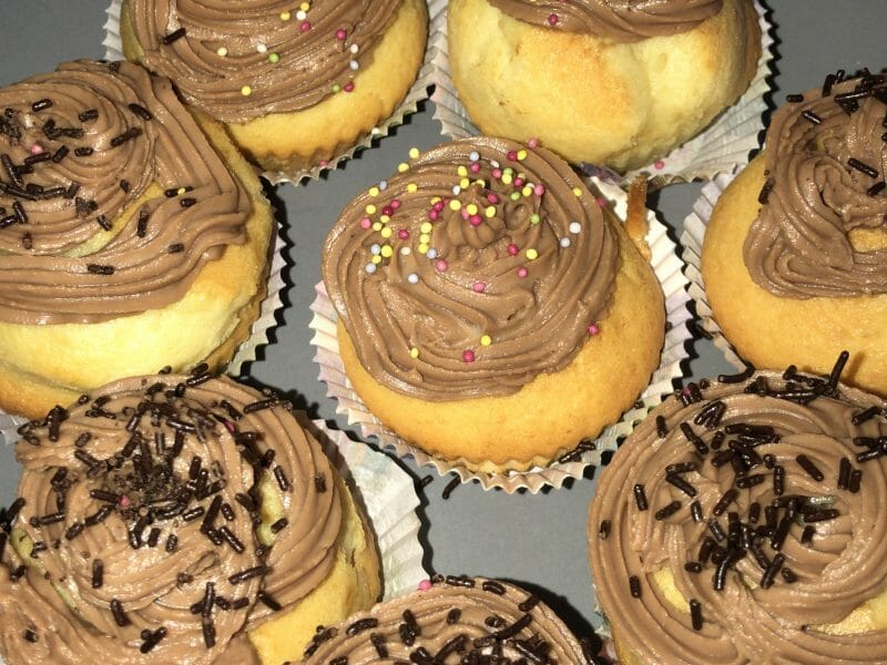 Cliquez pour zoomer ! Cupcakes au nutella Thermomix par nour95
