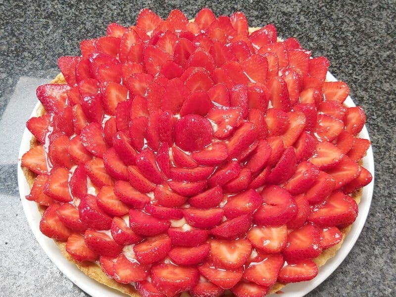 Cliquez pour zoomer ! Tarte aux fraises Thermomix par corinnecharles74