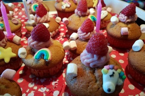 Cliquez pour zoomer ! Cupcakes à la framboise Thermomix par Muriel3008