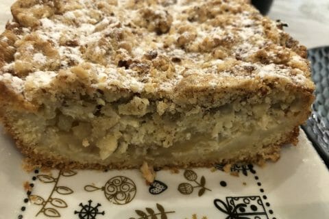 Cliquez pour zoomer ! Tarte aux pommes façon crumble Thermomix par mag13990