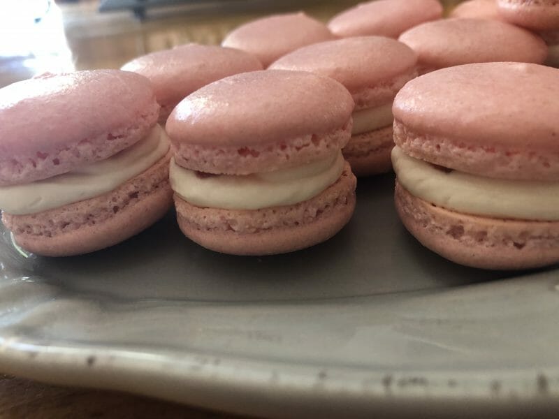 Cliquez pour zoomer ! Ganaches coco et fraise tagada pour macarons Thermomix par mag13990