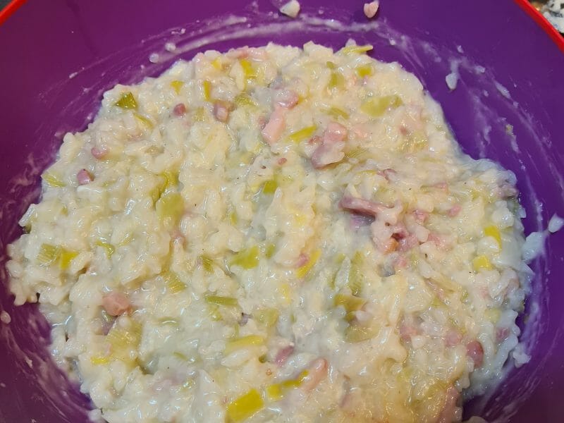 Cliquez pour zoomer ! Risotto poireaux et lardons Thermomix par manon_186