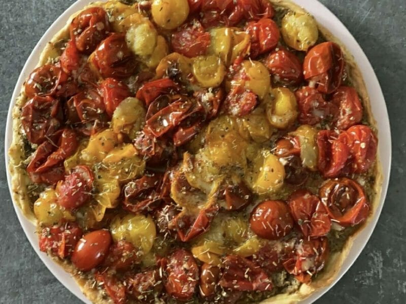 Cliquez pour zoomer ! Tatin de tomates cerises à la tapenade Thermomix par cynthia_93