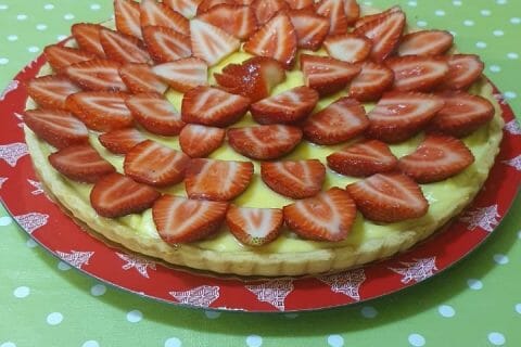 Cliquez pour zoomer ! Tarte aux fraises Thermomix par lili2am