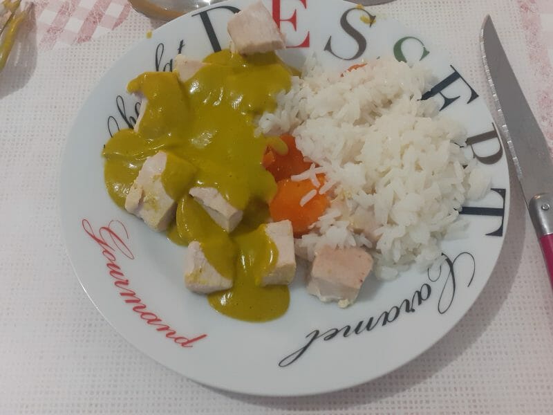 Cliquez pour zoomer ! Poulet coco aux 3 épices Thermomix par charlineilyana