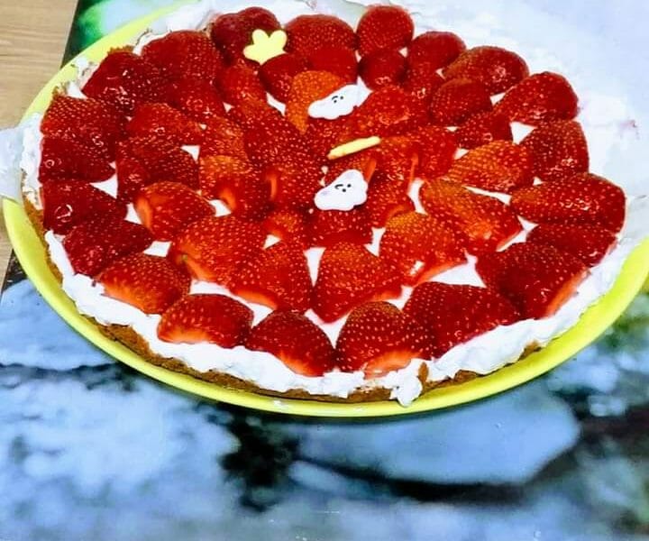 Cliquez pour zoomer ! Tarte aux fraises sans cuisson Thermomix par charlineilyana