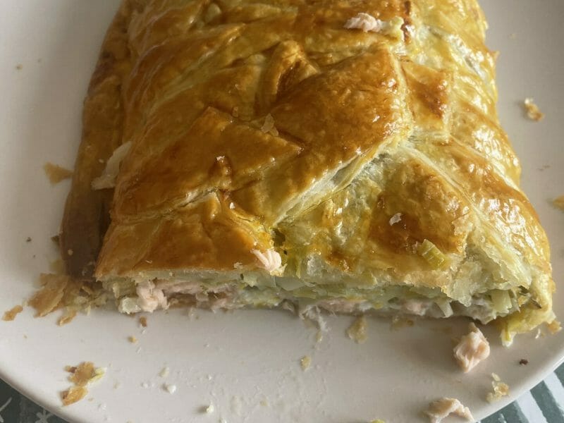 Cliquez pour zoomer ! Feuilleté saumon et poireaux Thermomix par jess07690