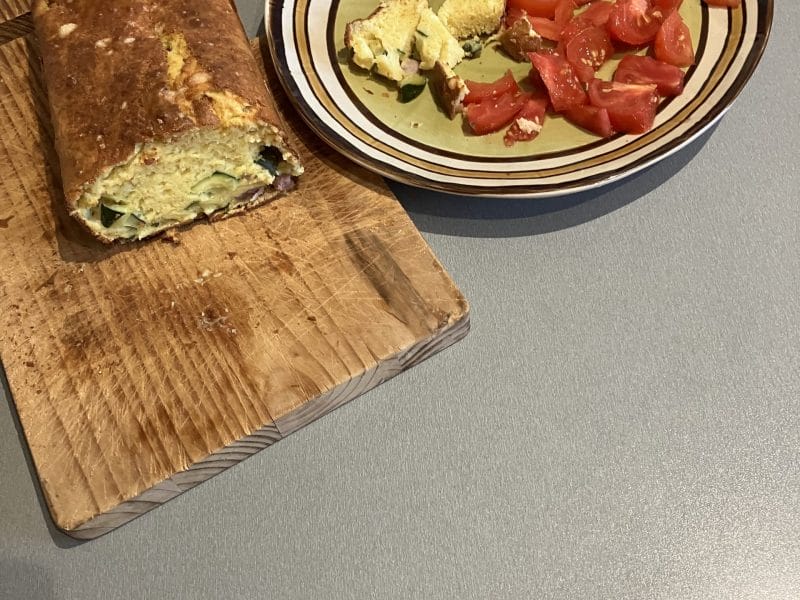 Cliquez pour zoomer ! Cake courgettes et cheddar Thermomix par valamars