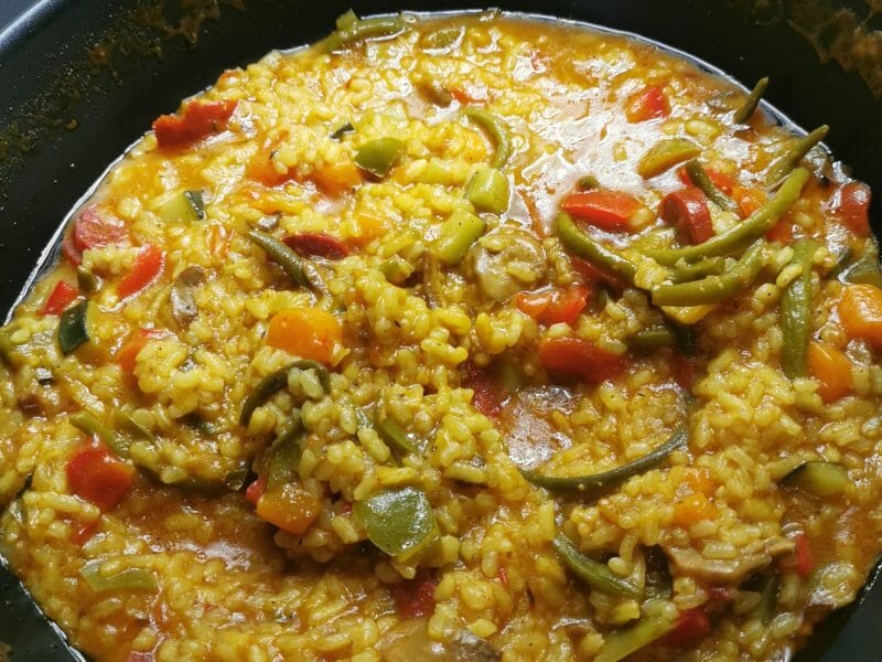 Cliquez pour zoomer ! Paella végétarienne Thermomix par emmahuel80