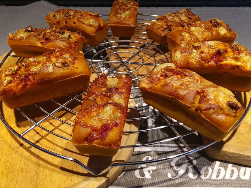 Cliquez pour zoomer ! Mini-cake au potimarron, noix et fourme de Montbrison Thermomix par valenttine