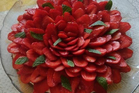 Cliquez pour zoomer ! Tarte aux fraises sans cuisson Thermomix par valenttine