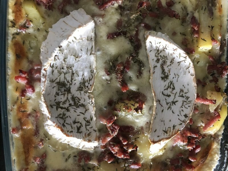 Cliquez pour zoomer ! Gratin de pommes de terre à la normande Thermomix par Jadoujess