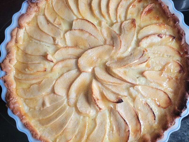 Cliquez pour zoomer ! Tarte aux pommes alsacienne Thermomix par sabrina_170