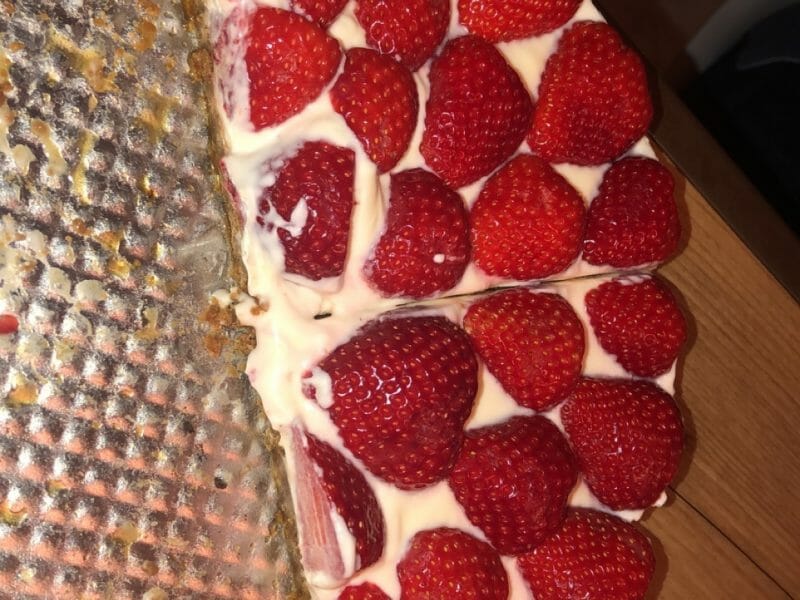 Cliquez pour zoomer ! Tarte aux fraises sans cuisson Thermomix par tiphaniedhn