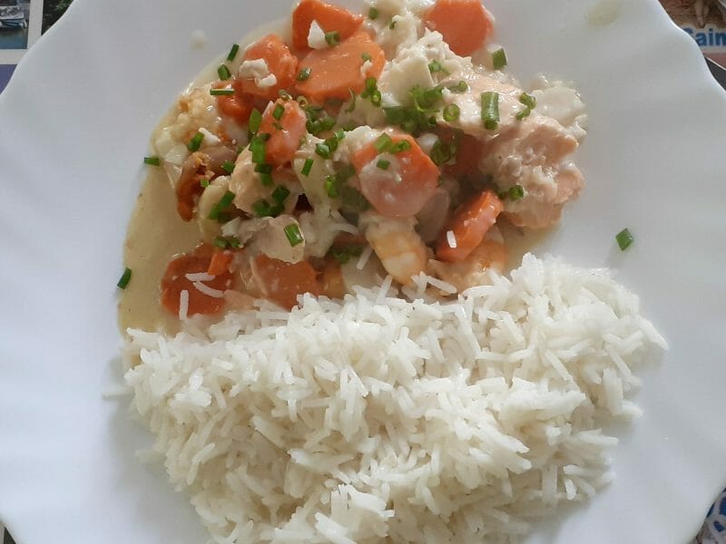 Cliquez pour zoomer ! Blanquette de la mer Thermomix par kcran