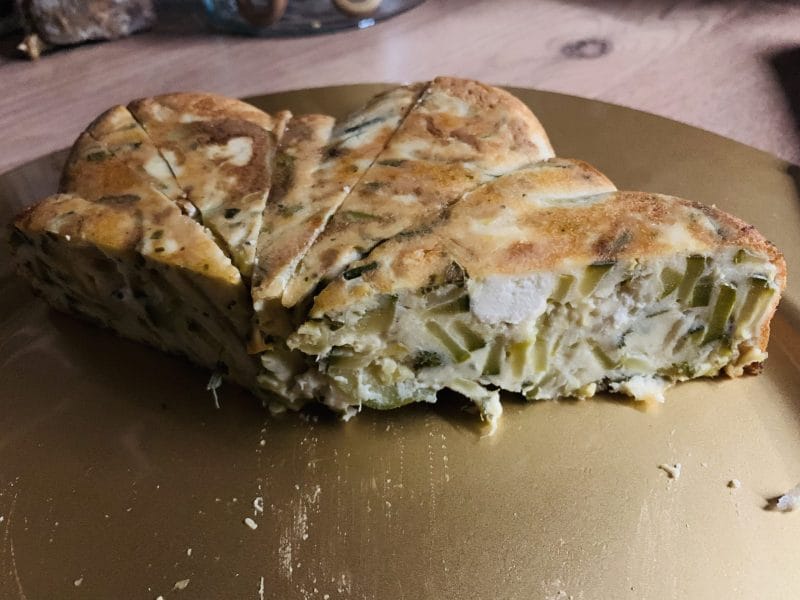 Cliquez pour zoomer ! Clafoutis courgettes et feta Thermomix par Mama Svgt