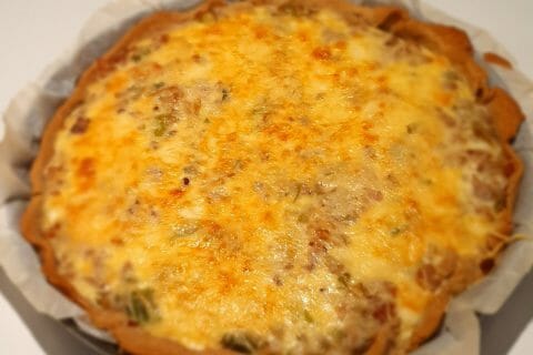 Cliquez pour zoomer ! Flamiche aux poireaux et gorgonzola Thermomix par Delphine29