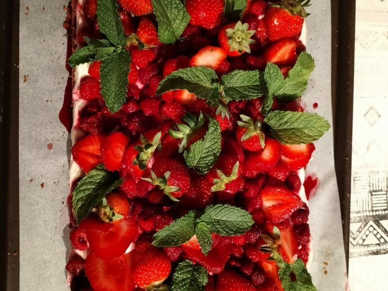 Cliquez pour zoomer ! Tarte aux fraises sans cuisson Thermomix par carine31330