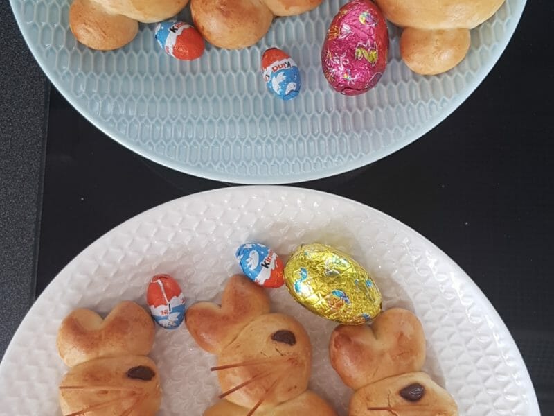 Cliquez pour zoomer ! Brioches lapin de Pâques Thermomix par Maudus
