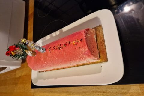 Cliquez pour zoomer ! Bûche citron et framboises Thermomix par Maudus