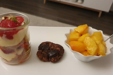 Cliquez pour zoomer ! Tarte aux fraises destructurée Thermomix par fifibhj