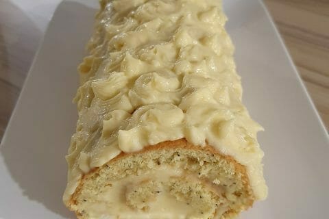 Cliquez pour zoomer ! Bûche au citron meringuée Thermomix par fifibhj
