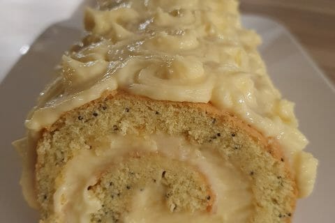 Cliquez pour zoomer ! Bûche au citron meringuée Thermomix par fifibhj