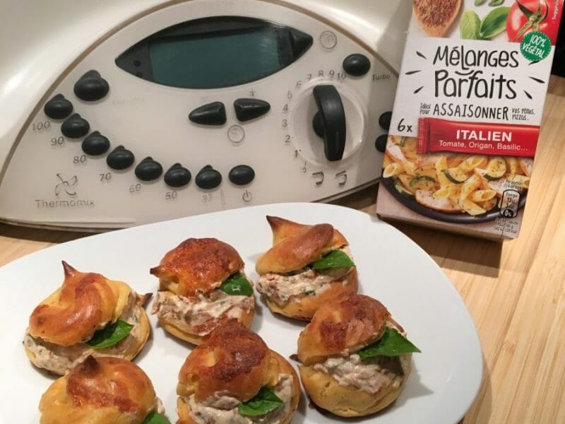 Cliquez pour zoomer ! Gougères à l’italienne Thermomix par Caromomix