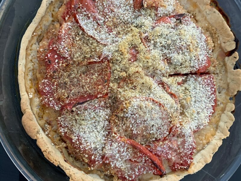 Cliquez pour zoomer ! Tarte salée façon tomates farcies Thermomix par laur2ie