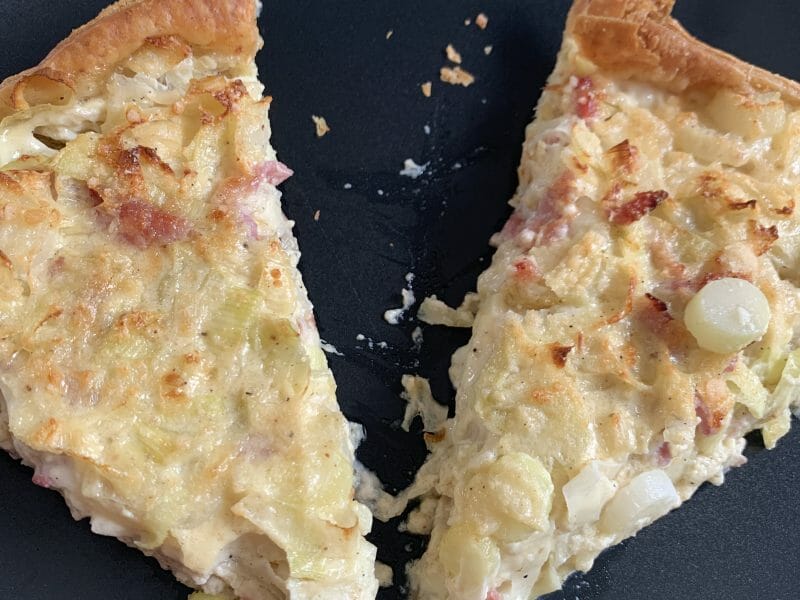 Cliquez pour zoomer ! Flamiche aux poireaux et gorgonzola Thermomix par cam_vrgs
