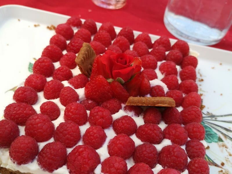 Cliquez pour zoomer ! Tarte aux fraises sans cuisson Thermomix par july95