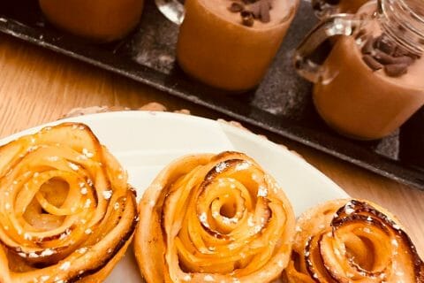 Cliquez pour zoomer ! Roses feuilletées aux pommes Thermomix par sandy_r
