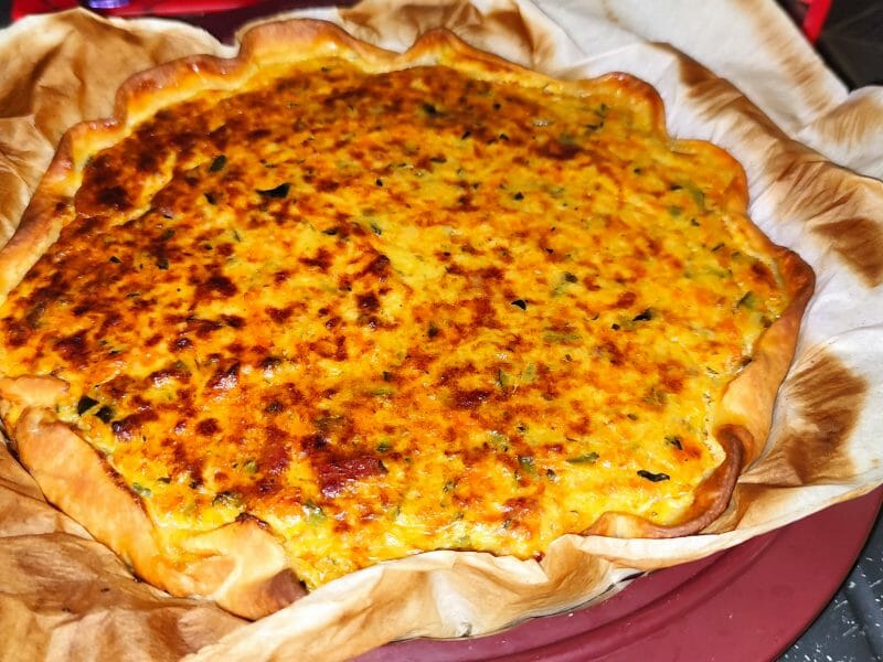 Cliquez pour zoomer ! Tarte courgettes et carottes Thermomix par melanie_lss
