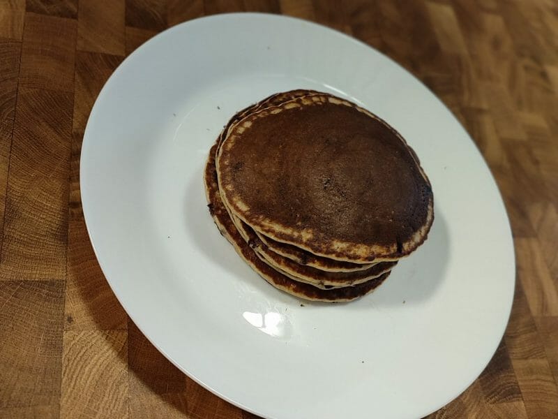 Cliquez pour zoomer ! Pancakes healthy flocons d’avoine et banane Thermomix par silva1608