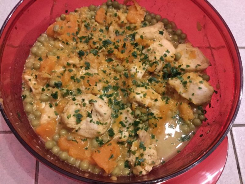 Cliquez pour zoomer ! Curry de poulet aux patates douces Thermomix par chocolatitine